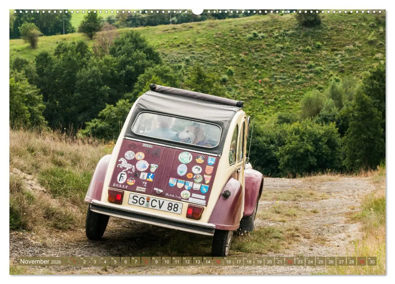 Bild: 9783457759059 | Citroën 2 CV - Zum Kippen zu schade (Wandkalender 2026 DIN A2...