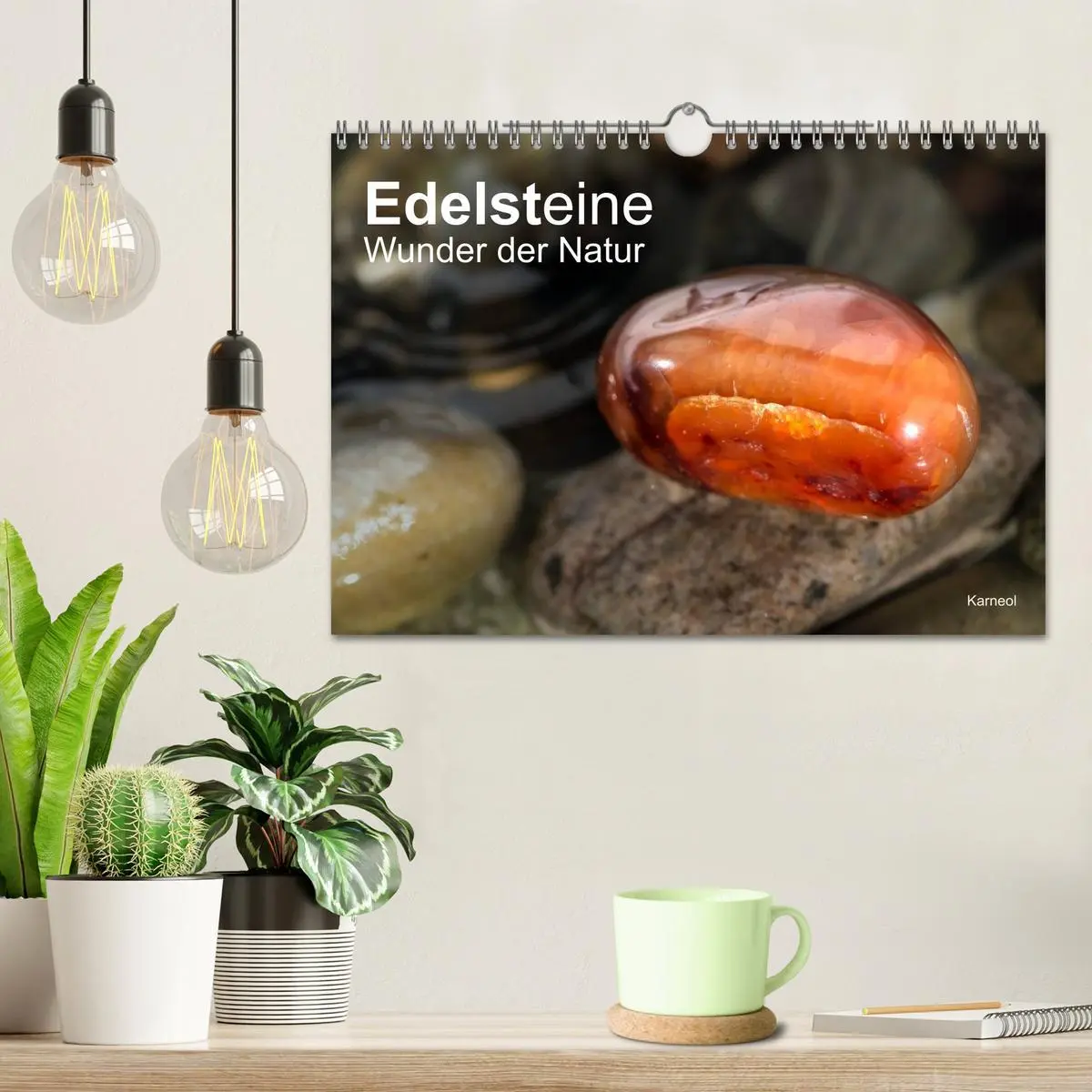 Bild: 9783516089059 | Edelsteine. Wunder der Natur (Wandkalender 2026 DIN A4 quer),...