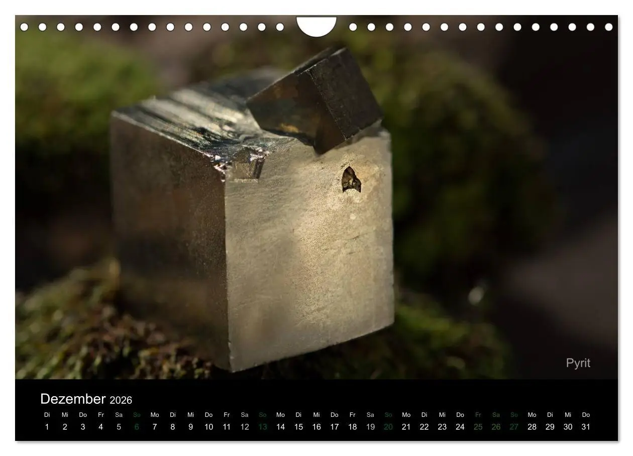 Bild: 9783516089059 | Edelsteine. Wunder der Natur (Wandkalender 2026 DIN A4 quer),...