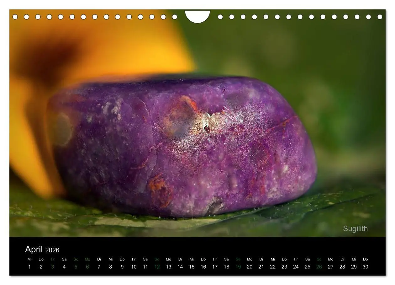 Bild: 9783516089059 | Edelsteine. Wunder der Natur (Wandkalender 2026 DIN A4 quer),...