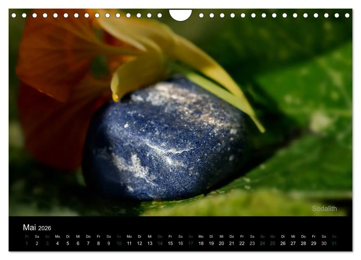 Bild: 9783516089059 | Edelsteine. Wunder der Natur (Wandkalender 2026 DIN A4 quer),...