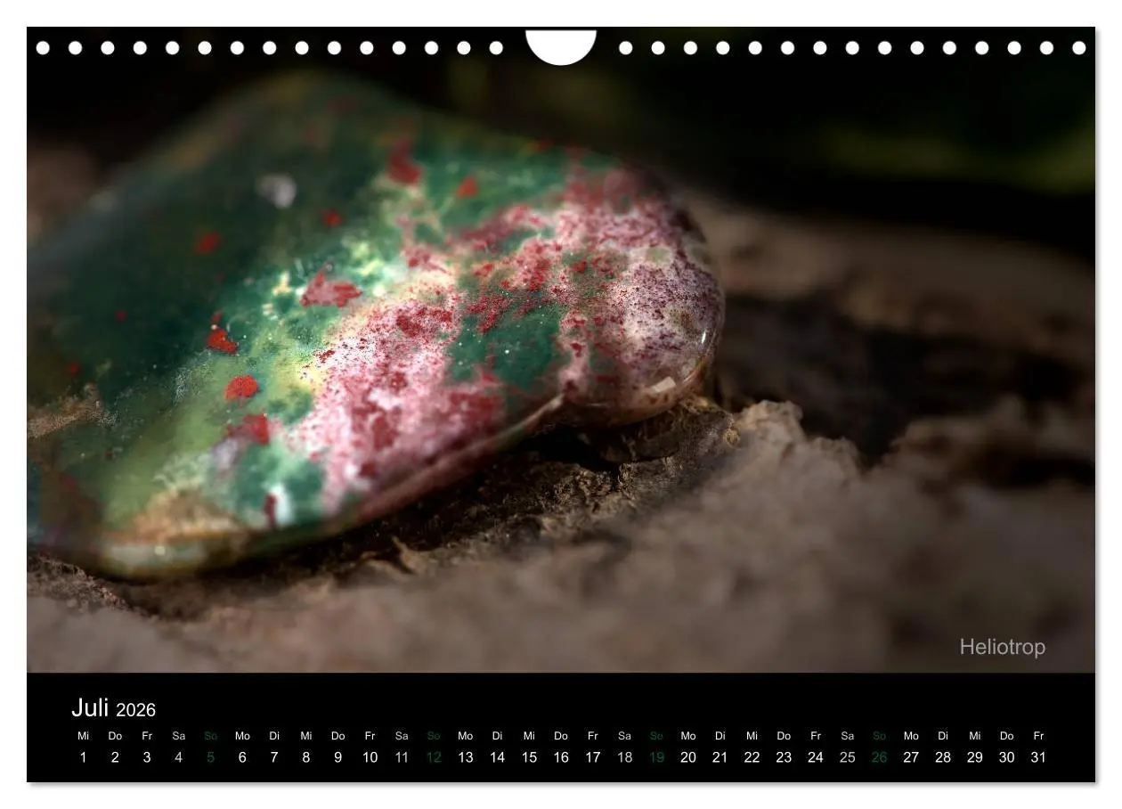 Bild: 9783516089059 | Edelsteine. Wunder der Natur (Wandkalender 2026 DIN A4 quer),...