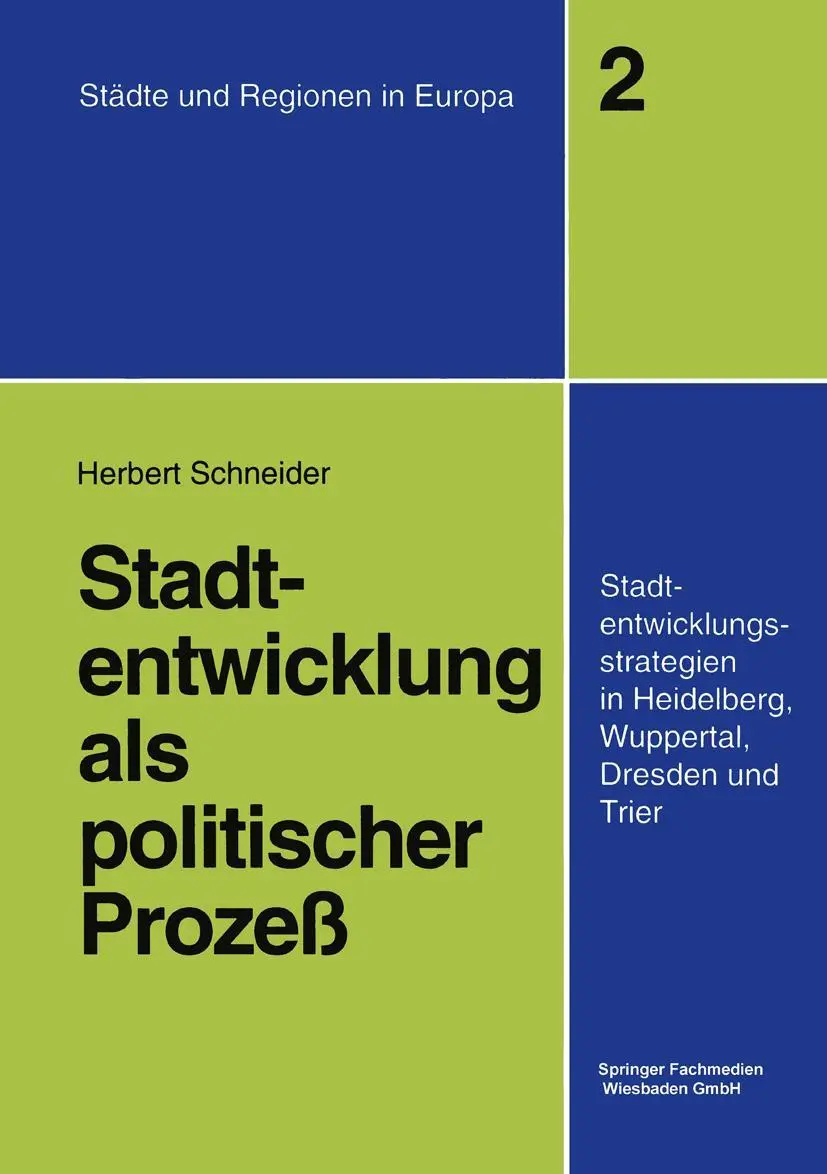 Cover: 9783810019059 | Stadtentwicklung als politischer Prozeß | Herbert Schneider | Buch