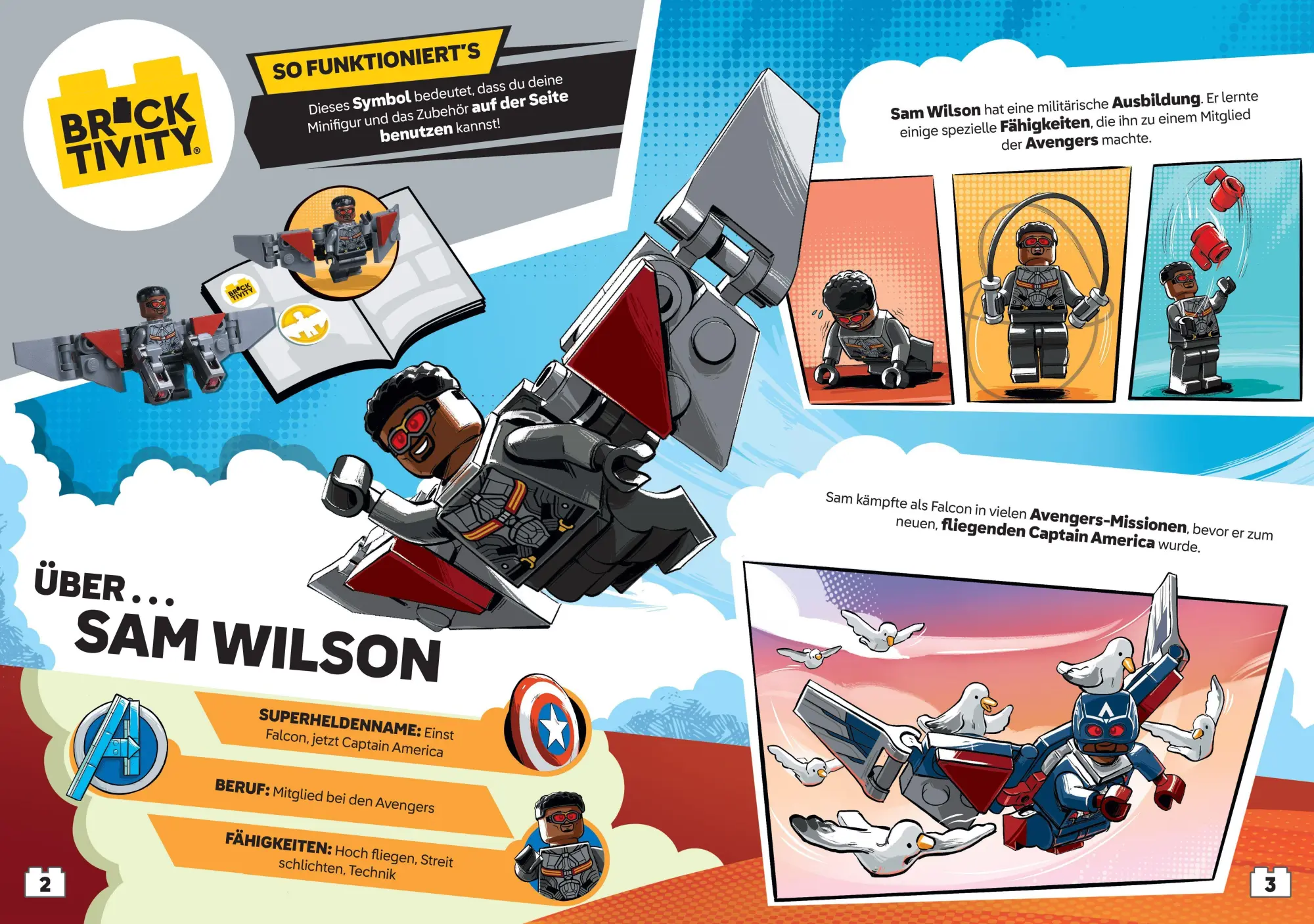 Bild: 9788325349059 | LEGO® MARVEL - Falcon: Der neue Captain America | Taschenbuch | 32 S.