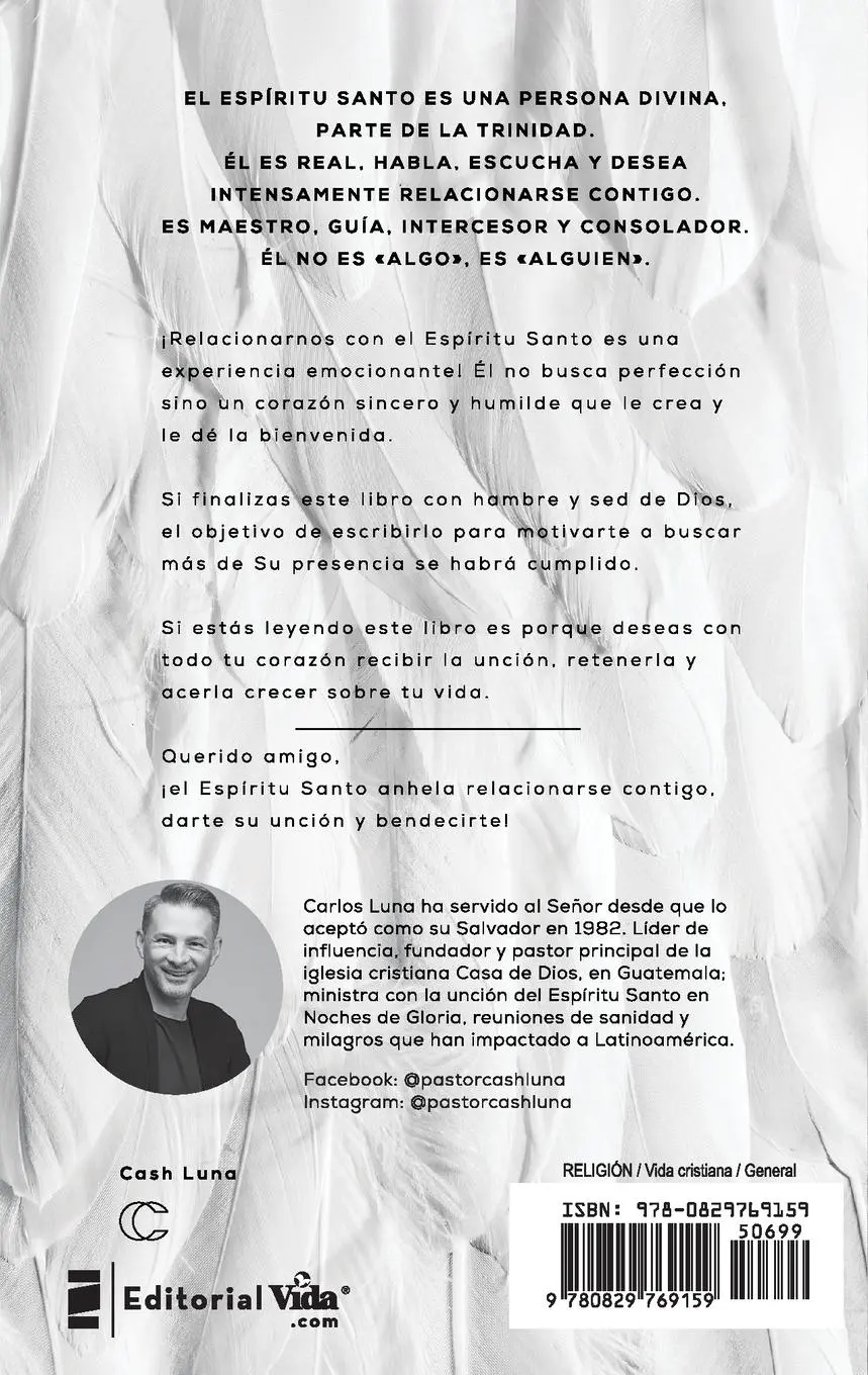 Rückseite: 9780829769159 | En honor al Espíritu Santo | ¡No es algo, es alguien! | Cash Luna