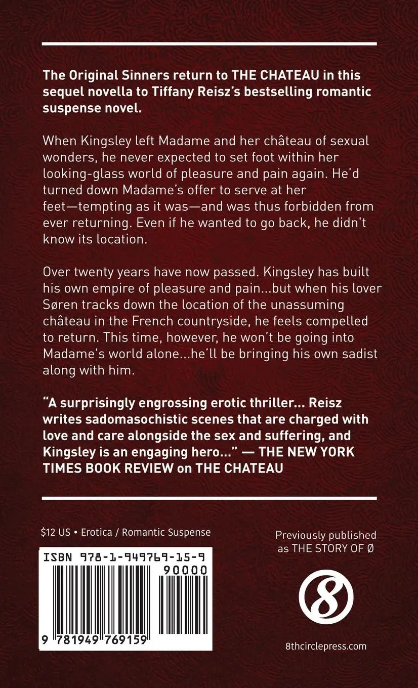 Rückseite: 9781949769159 | The Return | Sequel to The Chateau | Tiffany Reisz | Taschenbuch