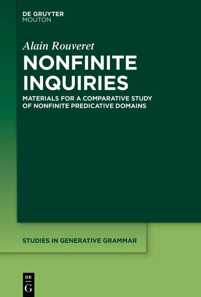 Cover: 9783110769159 | Nonfinite Inquiries | Alain Rouveret | Buch | XVII | Englisch | 2023