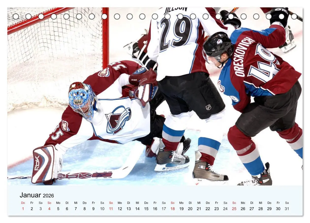 Bild: 9783457749159 | Eishockey. Dynamik, Athletik und Präzision! (Tischkalender 2026 DIN...