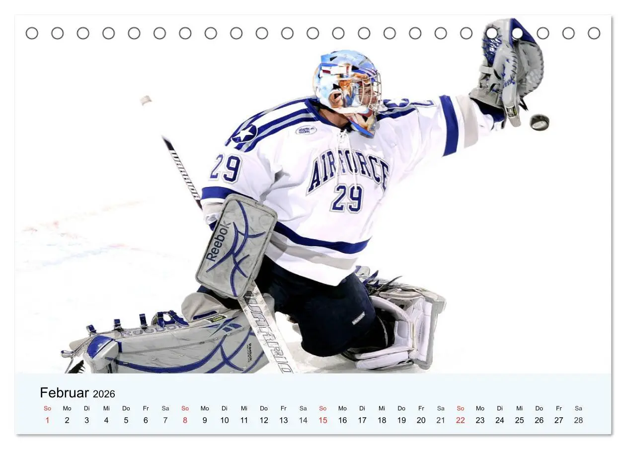 Bild: 9783457749159 | Eishockey. Dynamik, Athletik und Präzision! (Tischkalender 2026 DIN...