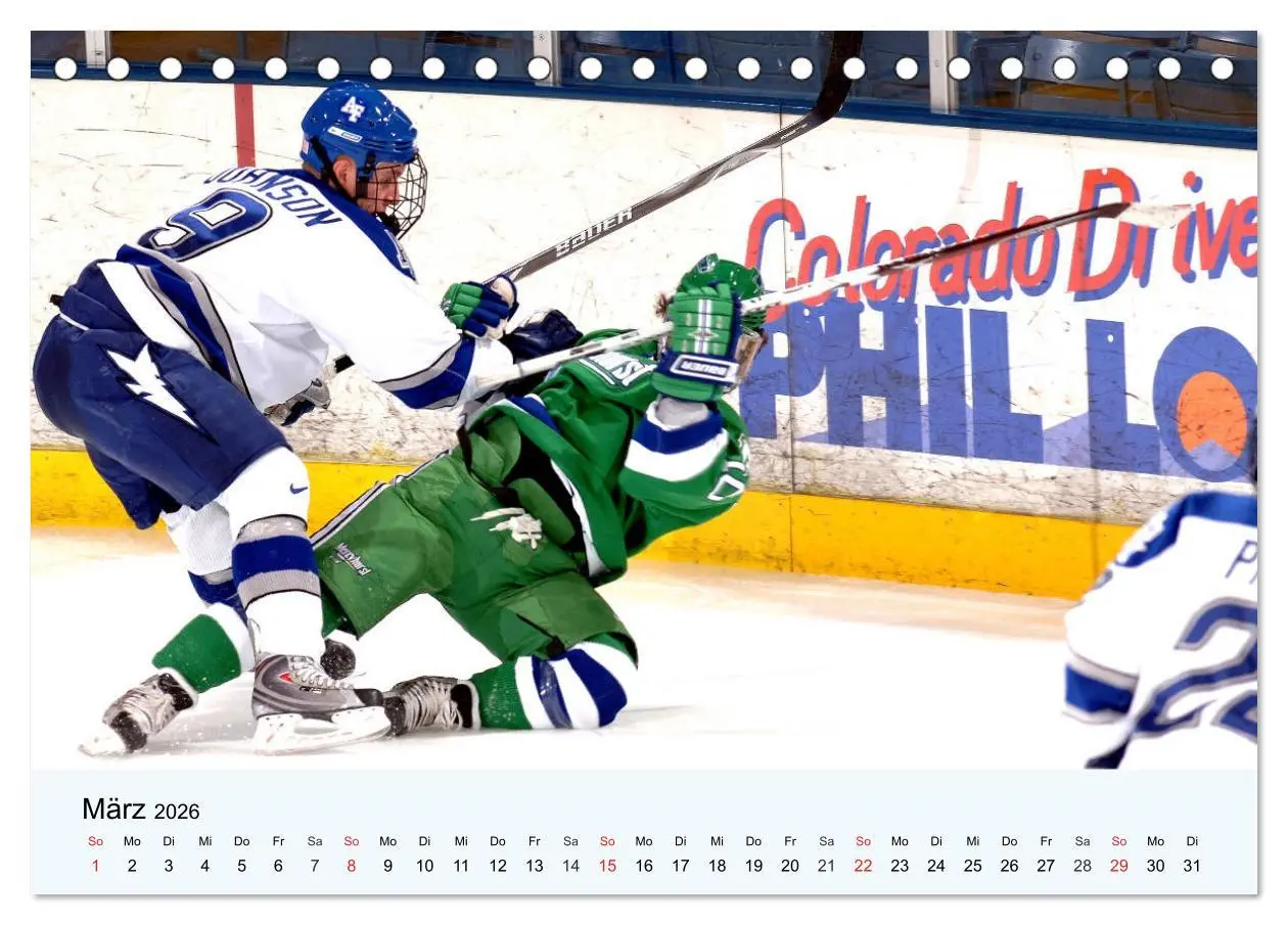 Bild: 9783457749159 | Eishockey. Dynamik, Athletik und Präzision! (Tischkalender 2026 DIN...