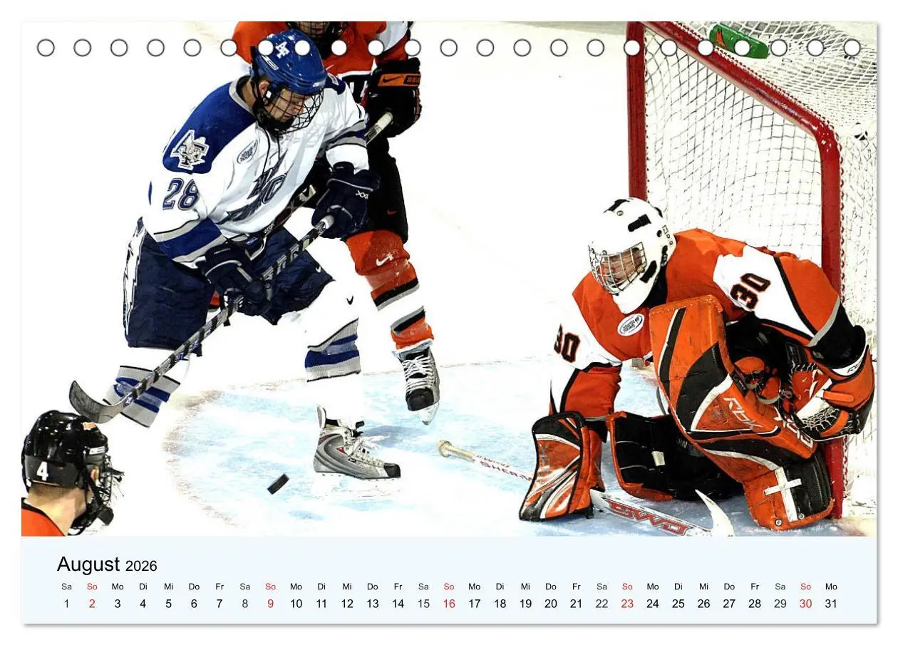 Bild: 9783457749159 | Eishockey. Dynamik, Athletik und Präzision! (Tischkalender 2026 DIN...