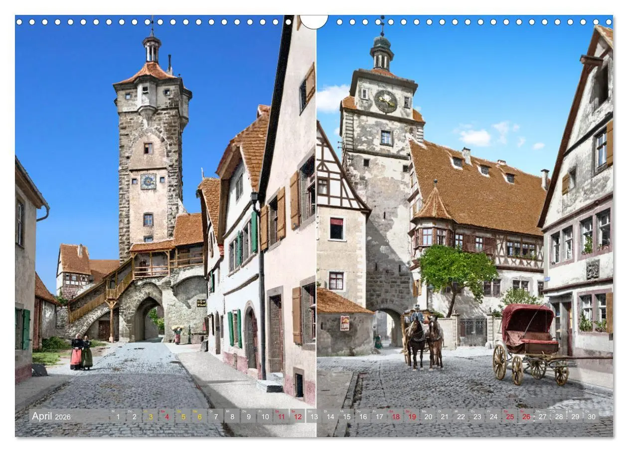 Bild: 9783457819159 | Rothenburg ob der Tauber um das Jahr 1900 - Fotos neu koloriert...