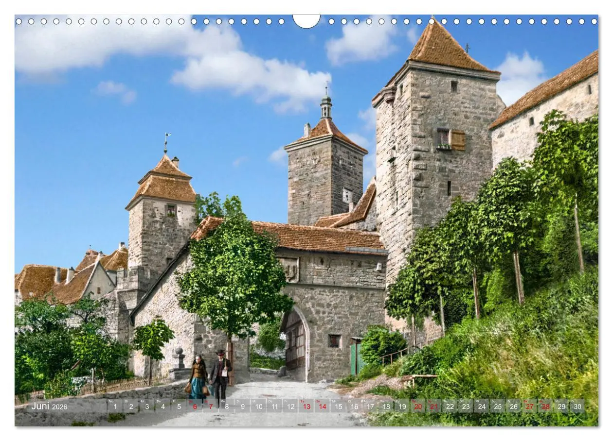 Bild: 9783457819159 | Rothenburg ob der Tauber um das Jahr 1900 - Fotos neu koloriert...