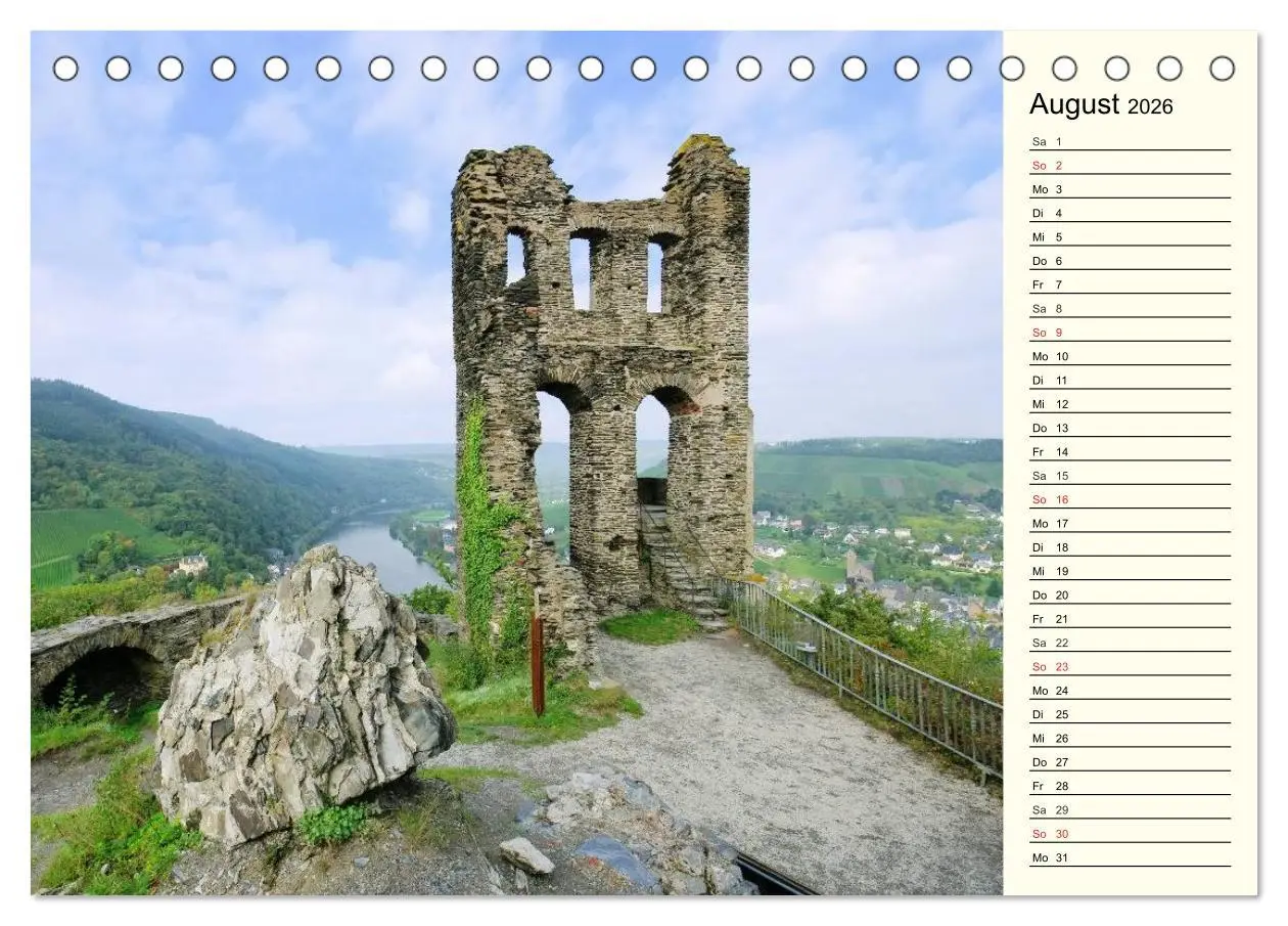 Bild: 9783457989159 | Entlang der Mosel (Tischkalender 2026 DIN A5 quer), CALVENDO...