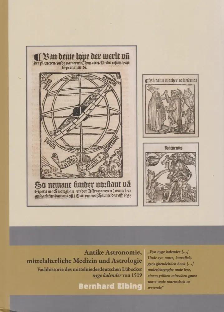 Cover: 9783730819159 | Antike Astronomie, mittelalterliche Medizin und Astrologie | Elbing