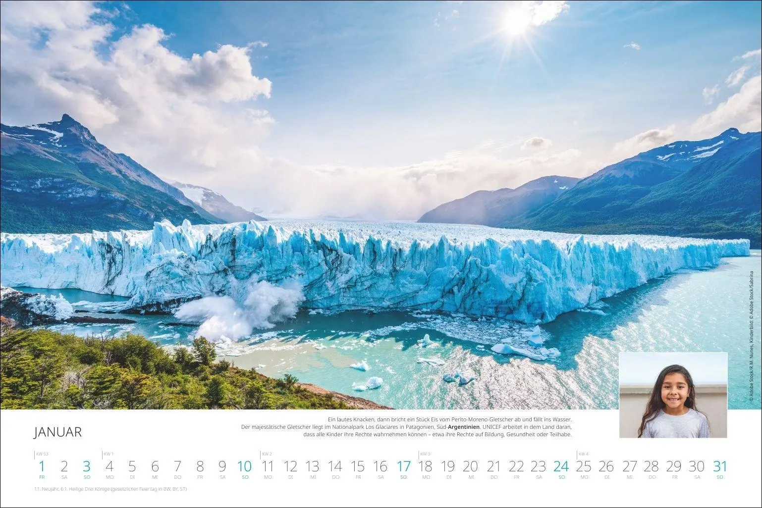Bild: 9783756419159 | Unicef Posterkalender 2027 | Kalender | 14 S. | Deutsch | 2027 | Heye