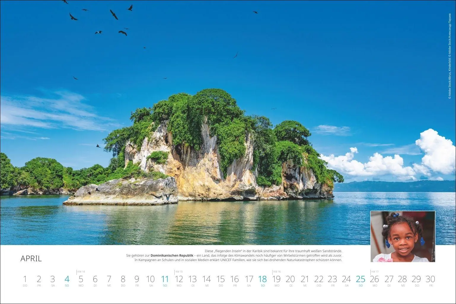 Bild: 9783756419159 | Unicef Posterkalender 2027 | Kalender | 14 S. | Deutsch | 2027 | Heye