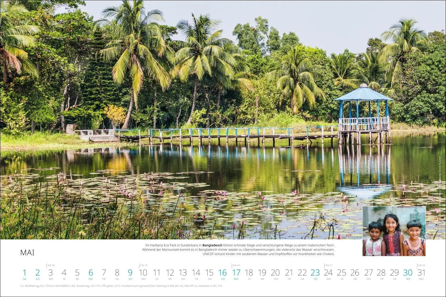 Bild: 9783756419159 | Unicef Posterkalender 2027 | Kalender | 14 S. | Deutsch | 2027 | Heye