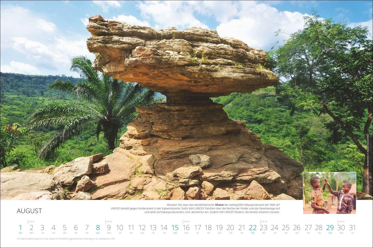 Bild: 9783756419159 | Unicef Posterkalender 2027 | Kalender | 14 S. | Deutsch | 2027 | Heye