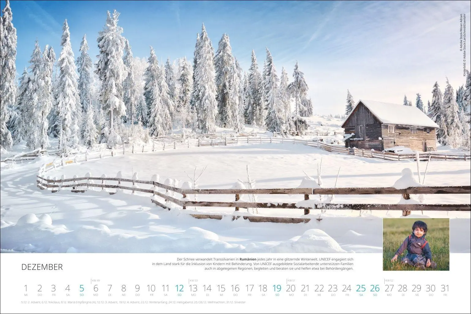 Bild: 9783756419159 | Unicef Posterkalender 2027 | Kalender | 14 S. | Deutsch | 2027 | Heye