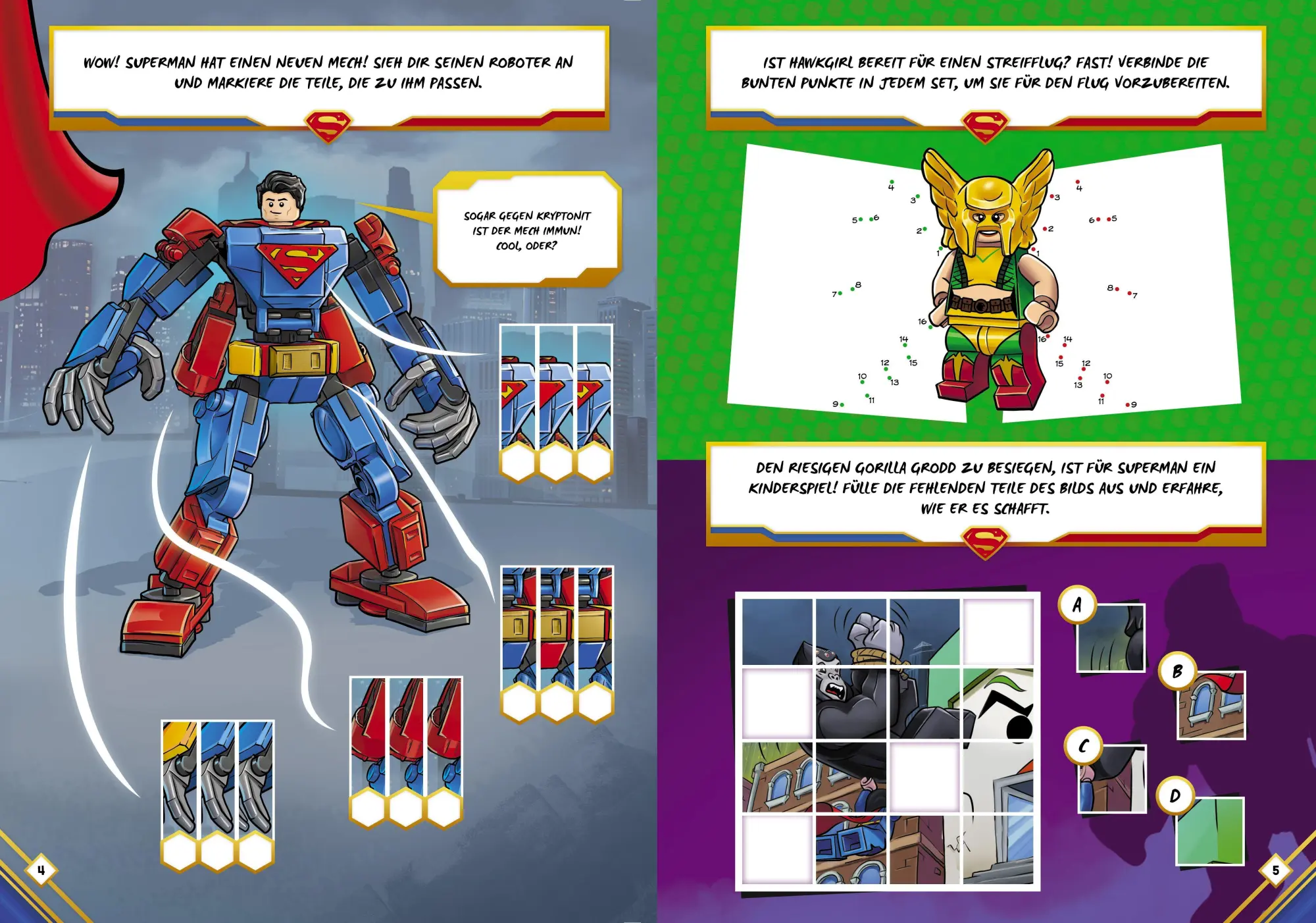 Bild: 9783960809159 | LEGO® DC Superheroes - Rätselspaß mit Superman | Taschenbuch | 32 S.