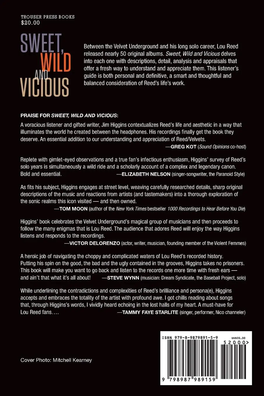 Rückseite: 9798987989159 | Sweet, Wild and Vicious | Jim Higgins | Taschenbuch | Englisch | 2024