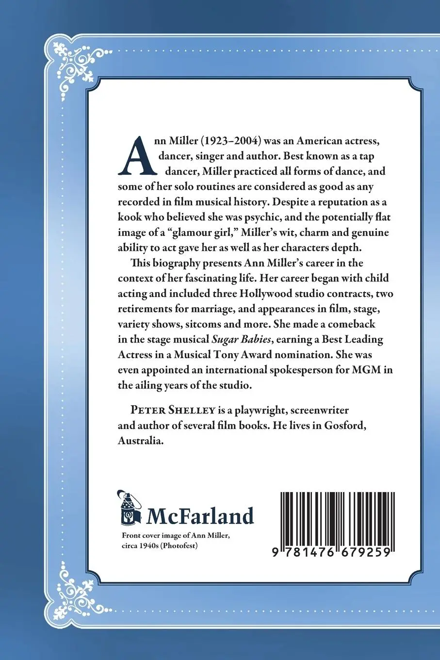 Rückseite: 9781476679259 | Ann Miller | Her Life and Career | Peter Shelley | Taschenbuch | 2020