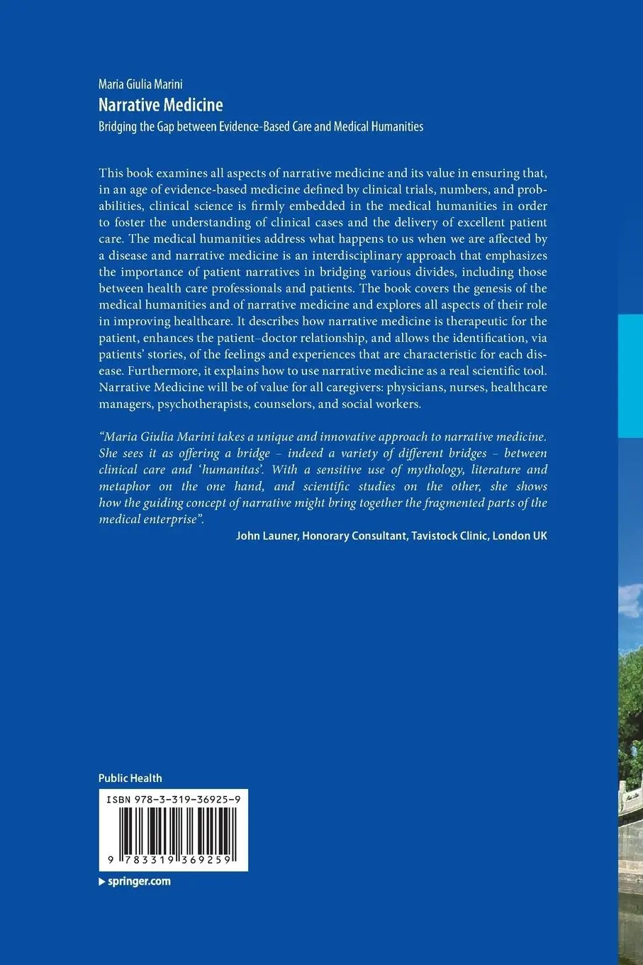 Rückseite: 9783319369259 | Narrative Medicine | Maria Giulia Marini | Taschenbuch | xvii | 2016