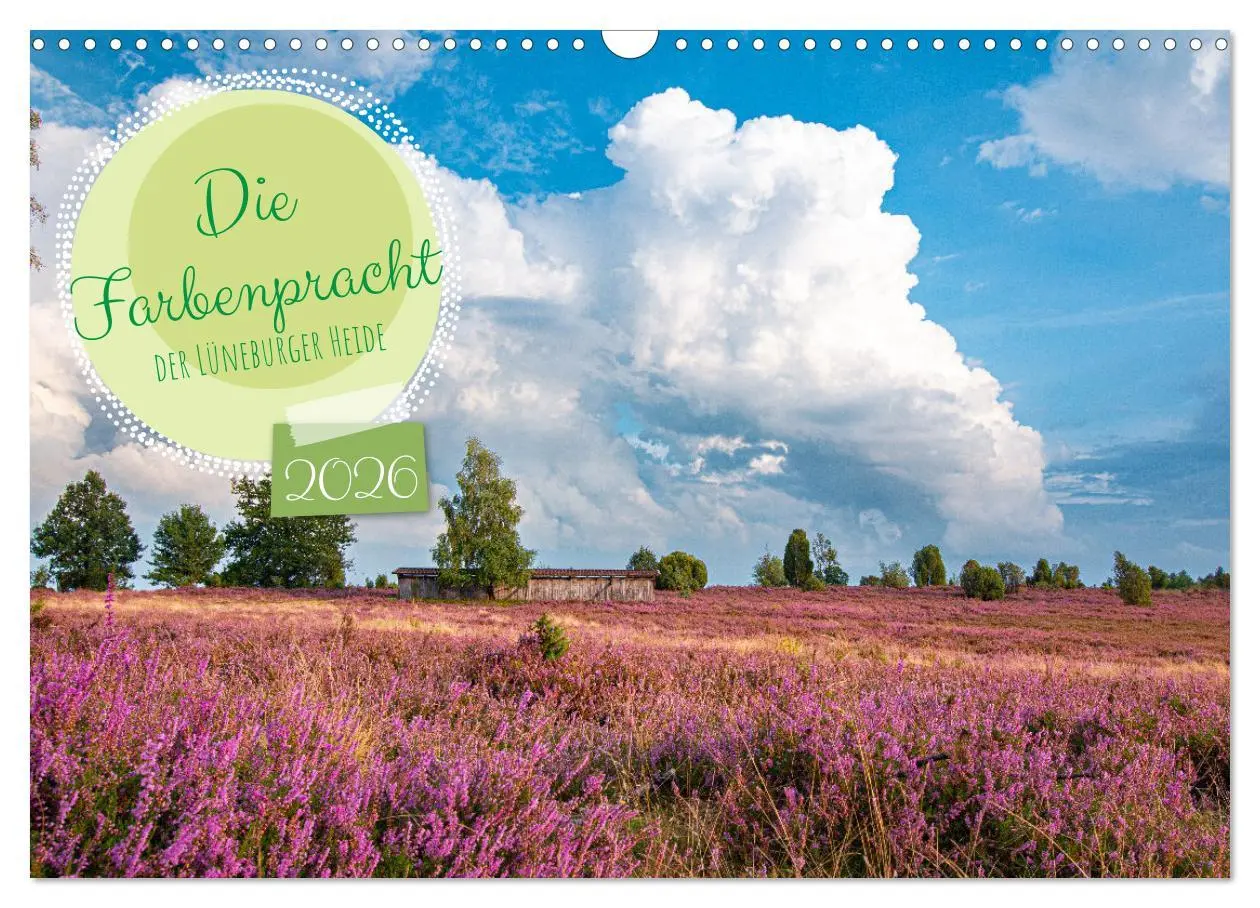 Cover: 9783457599259 | Die Farbenpracht der Lüneburger Heide (Wandkalender 2026 DIN A3...