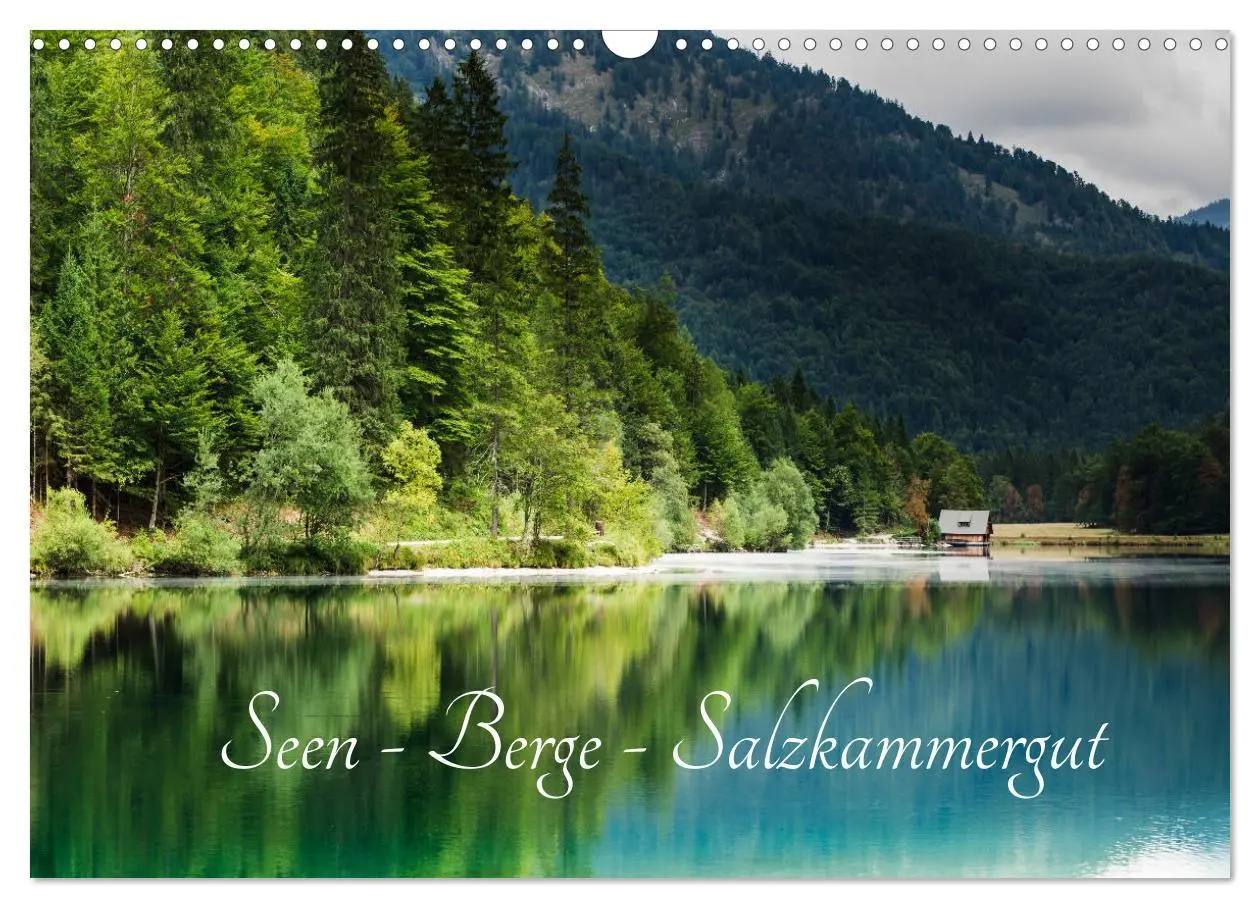 Cover: 9783457809259 | Seen - Berge - Salzkammergut (Wandkalender 2026 DIN A3 quer),...