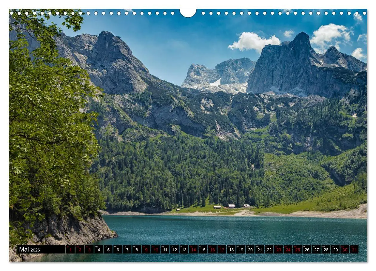 Bild: 9783457809259 | Seen - Berge - Salzkammergut (Wandkalender 2026 DIN A3 quer),...