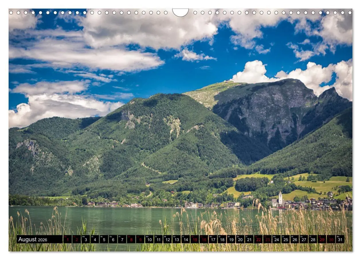 Bild: 9783457809259 | Seen - Berge - Salzkammergut (Wandkalender 2026 DIN A3 quer),...
