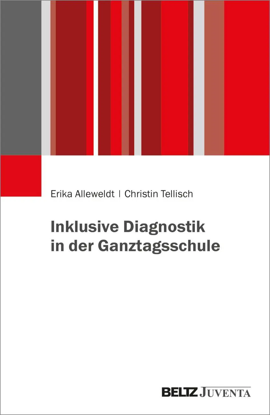 Cover: 9783779969259 | Inklusive Diagnostik in der Ganztagsschule | Erika Alleweldt (u. a.)