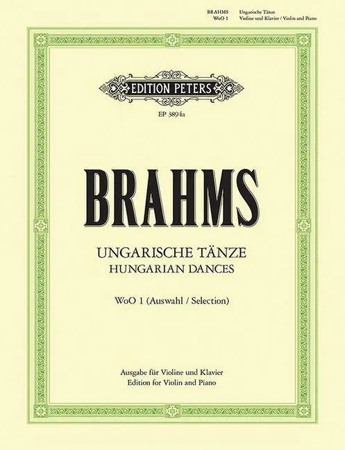 Cover: 9790014019259 | Ungarische Tänze aus WoO 1 (Auswahl) | Johannes Brahms | Taschenbuch