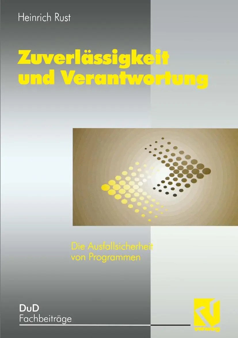 Cover: 9783322849359 | Zuverlässigkeit und Verantwortung | Heinrich Rust | Taschenbuch | viii