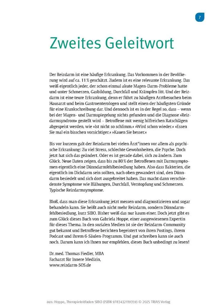 Bild: 9783432119359 | Therapieleitfaden SIBO | Gabriela Hoppe | Taschenbuch | 248 S. | 2025