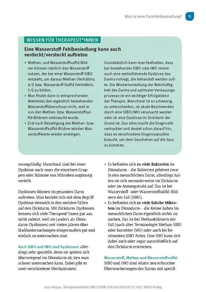 Bild: 9783432119359 | Therapieleitfaden SIBO | Gabriela Hoppe | Taschenbuch | 248 S. | 2025