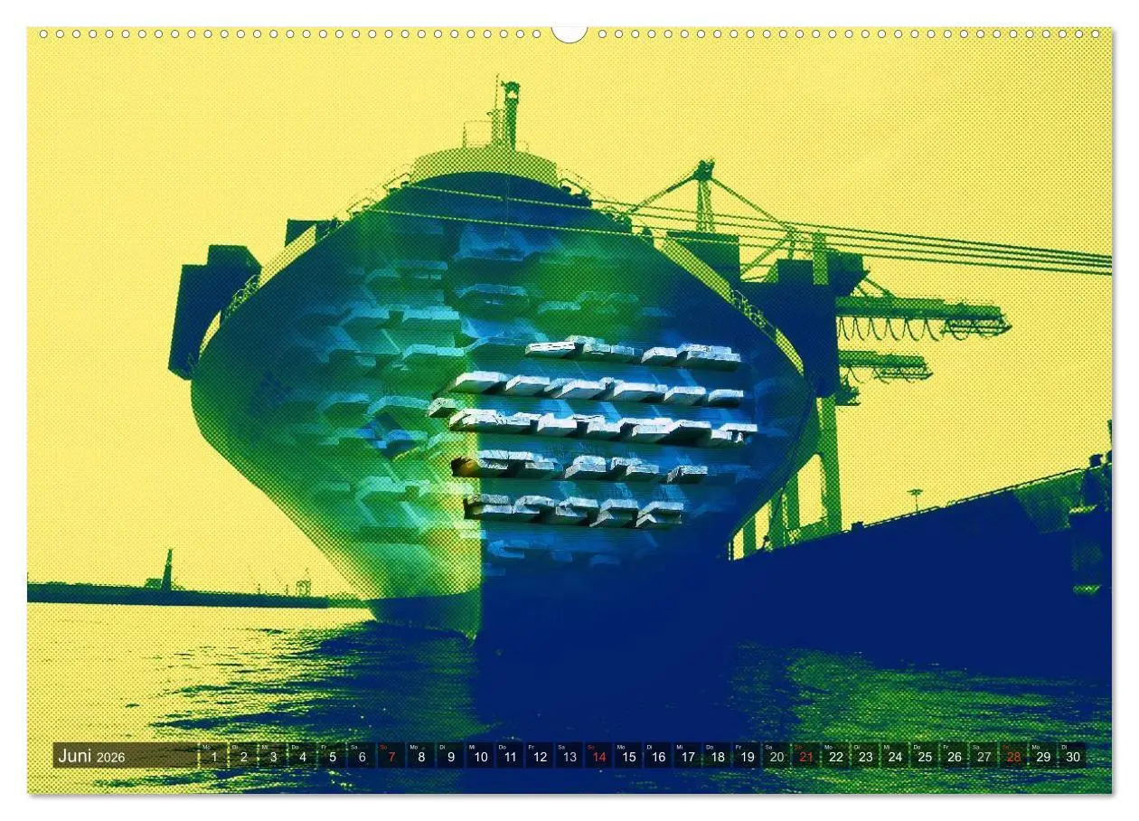 Bild: 9783516129359 | Photo-Art / Hamburg Hafen (hochwertiger Premium Wandkalender 2026...