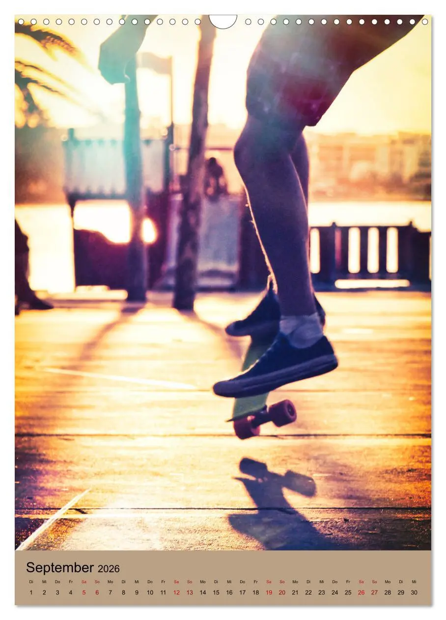 Bild: 9783516369359 | Skateboarding - einfach Spaß (Wandkalender 2026 DIN A3 hoch),...