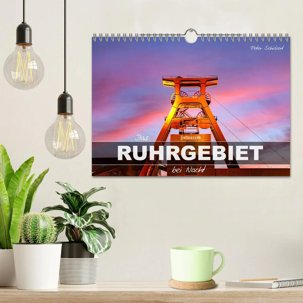 Bild: 9783457269459 | Das Ruhrgebiet bei Nacht (Wandkalender 2026 DIN A4 quer), CALVENDO...