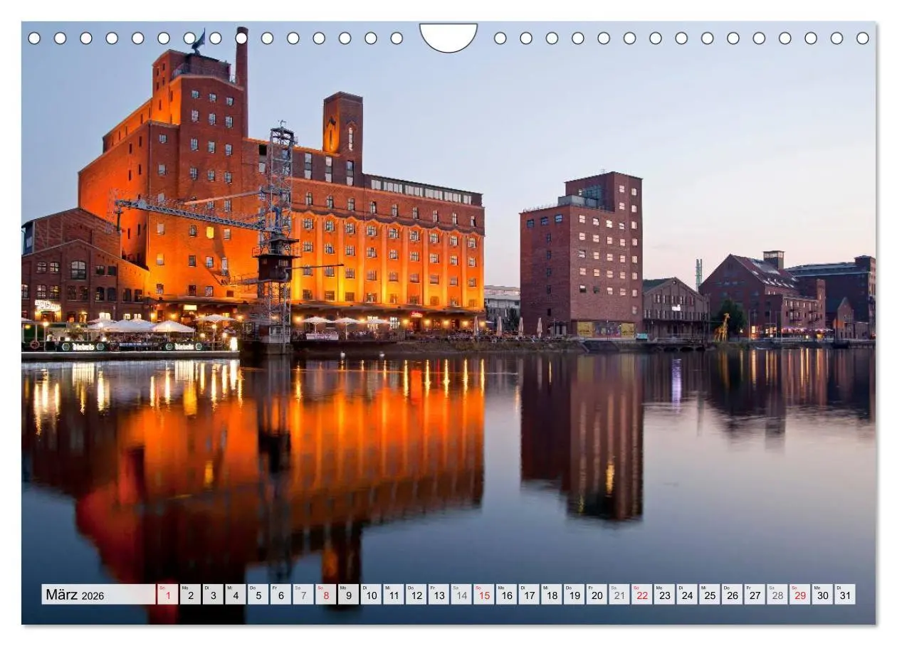 Bild: 9783457269459 | Das Ruhrgebiet bei Nacht (Wandkalender 2026 DIN A4 quer), CALVENDO...