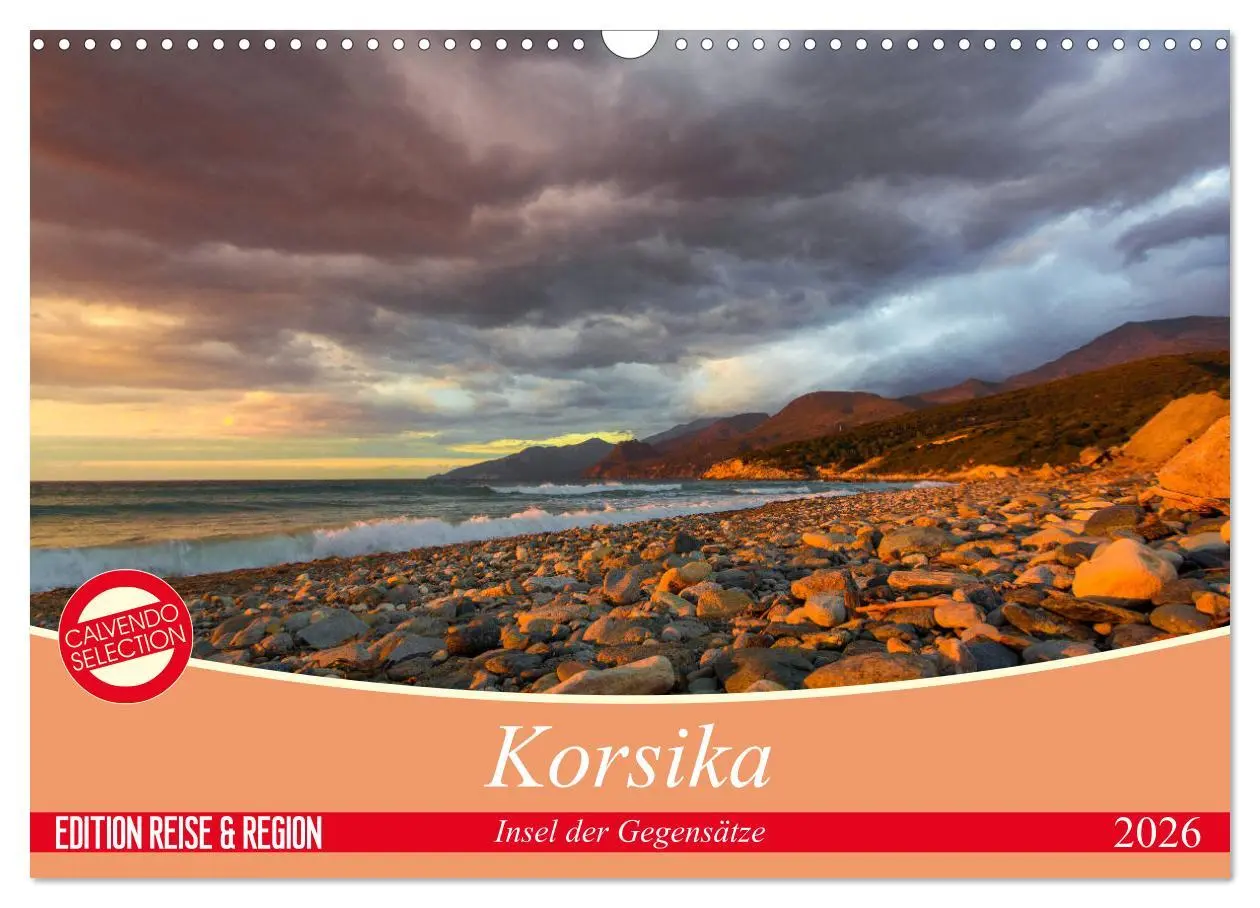 Cover: 9783457889459 | Korsika - Insel der Gegensätze (Wandkalender 2026 DIN A3 quer),...
