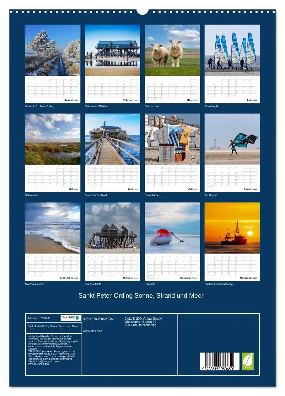 Bild: 9783516359459 | Sankt Peter-Ording Sonne, Strand und Meer (hochwertiger Premium...