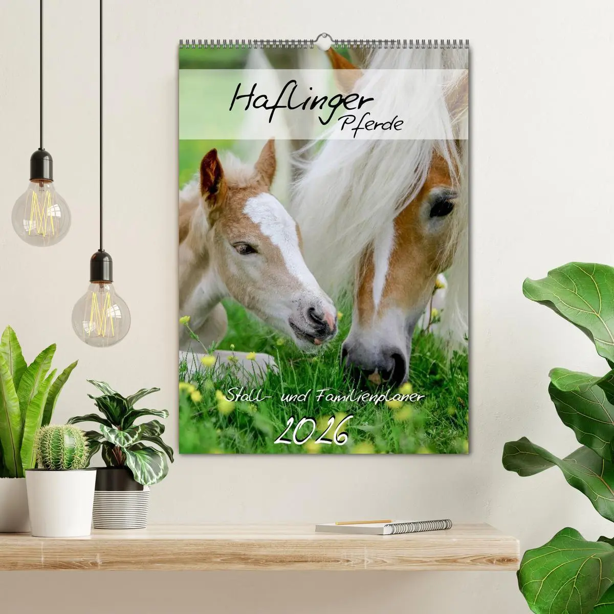 Bild: 9783516429459 | Haflinger Pferde - Stall- und Familienplaner 2026 (Wandkalender...