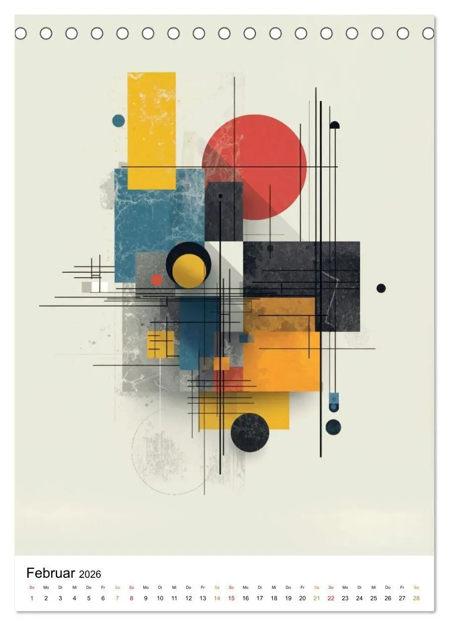 Bild: 9783516739459 | Bauhaus Re:Vision (Tischkalender 2026 DIN A5 hoch), CALVENDO...