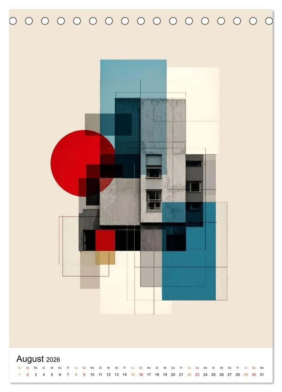 Bild: 9783516739459 | Bauhaus Re:Vision (Tischkalender 2026 DIN A5 hoch), CALVENDO...