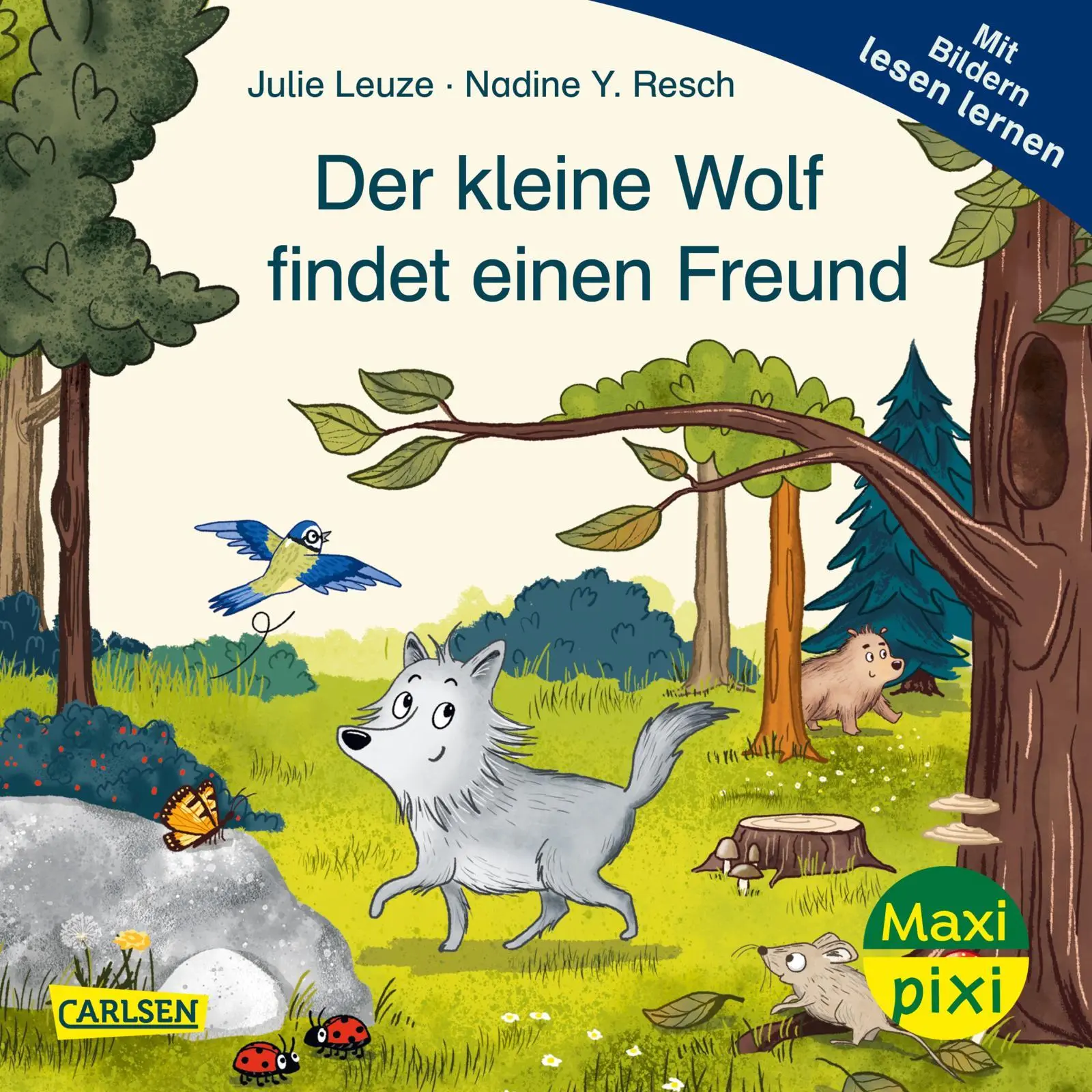 Leuze, Julie: Maxi Pixi 470: VE 5: Der kleine Wolf findet einen Freund (5 Exemplare)