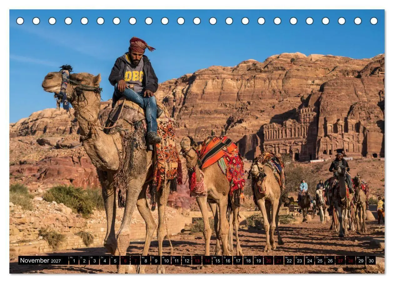 Bild: 9783569689459 | Petra - Jordanien (Tischkalender 2027 DIN A5 quer), CALVENDO...