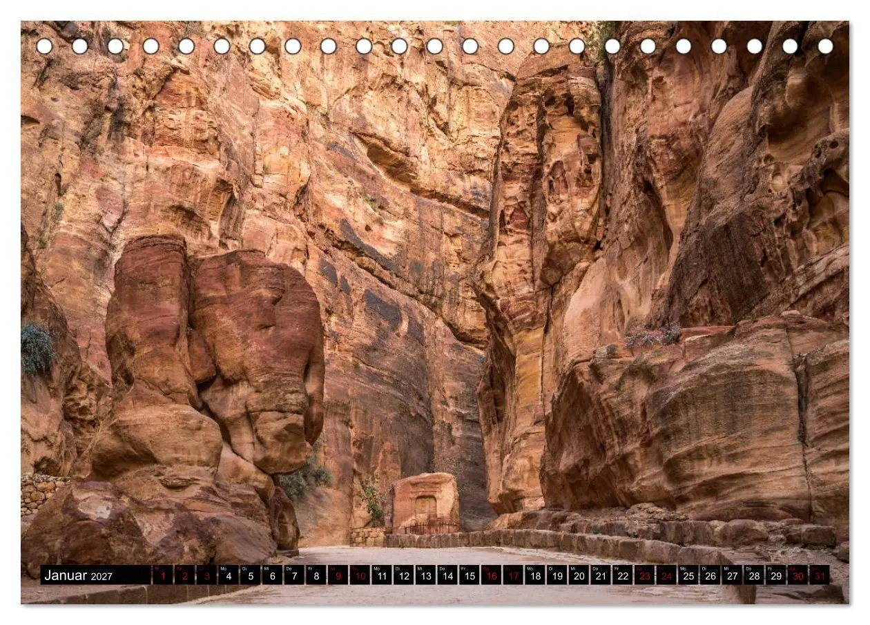 Bild: 9783569689459 | Petra - Jordanien (Tischkalender 2027 DIN A5 quer), CALVENDO...