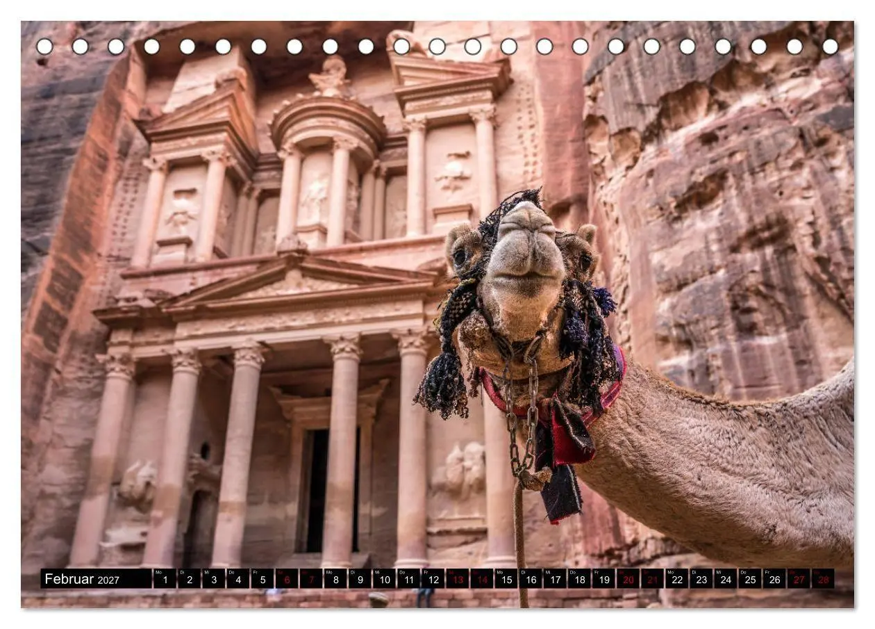 Bild: 9783569689459 | Petra - Jordanien (Tischkalender 2027 DIN A5 quer), CALVENDO...